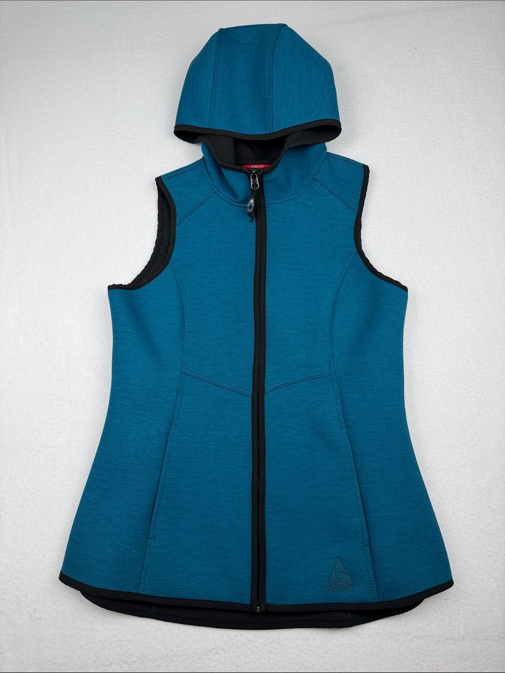 Gerry Women’s Scuba Hooded Sleeveless Zip Vest Full Zip Performance Size S/CH